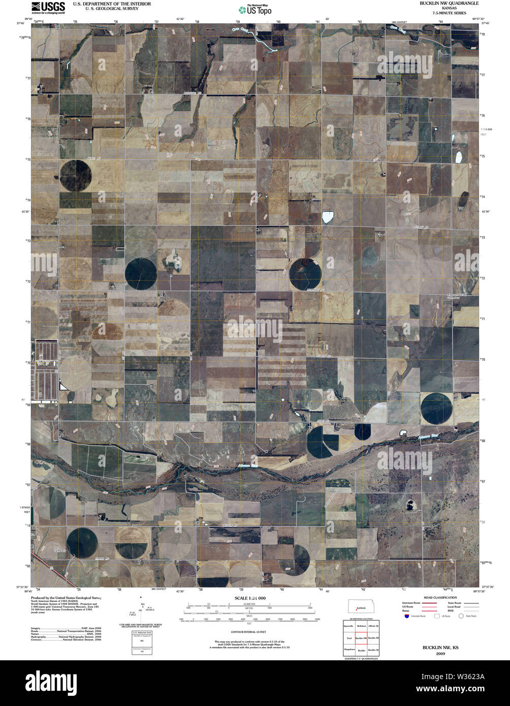Bucklin kansas map hires stock photography and images Alamy