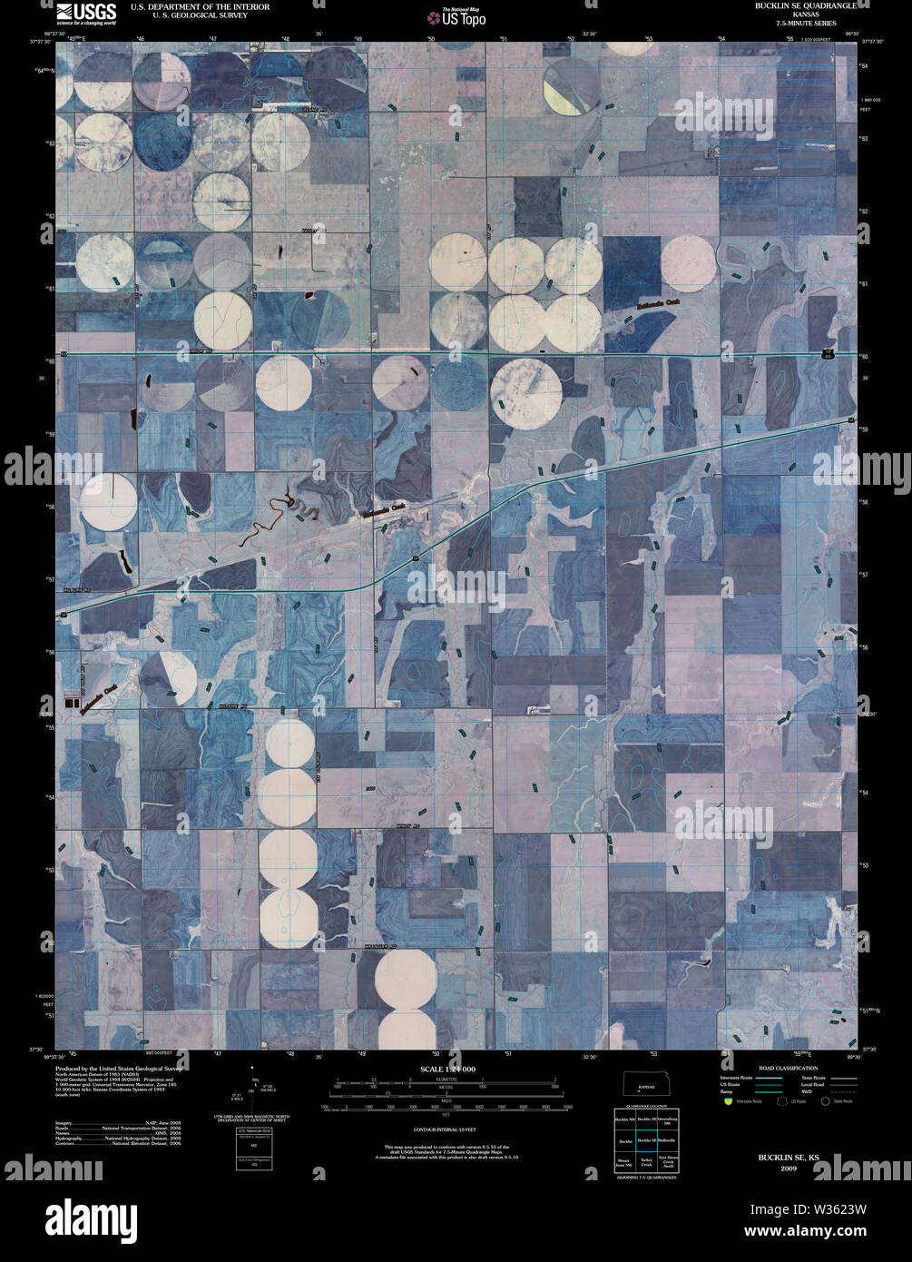 Bucklin kansas map hires stock photography and images Alamy