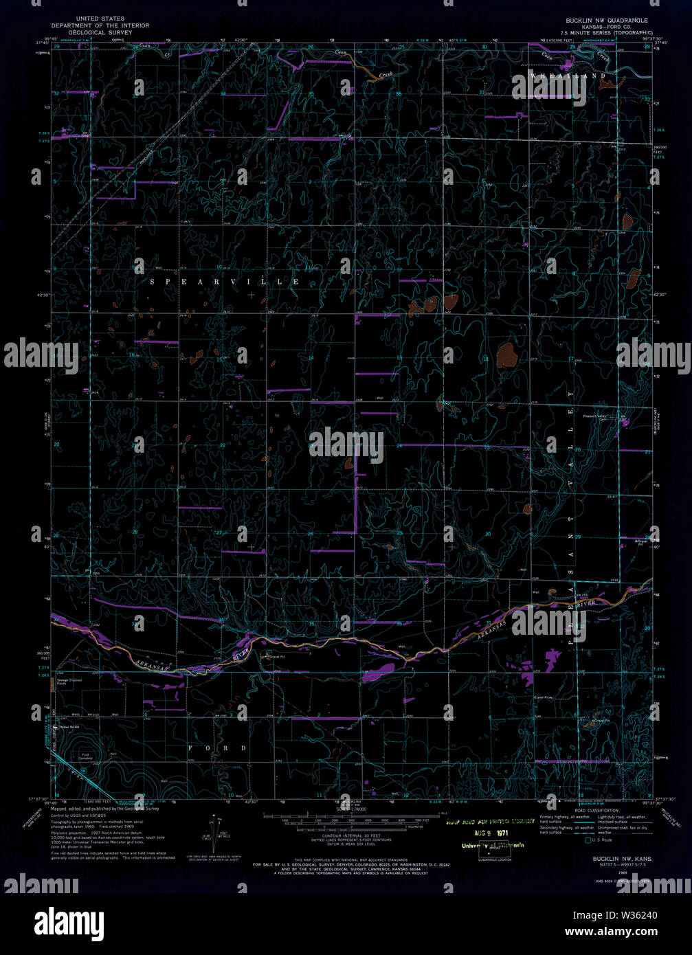 Bucklin kansas map hires stock photography and images Alamy