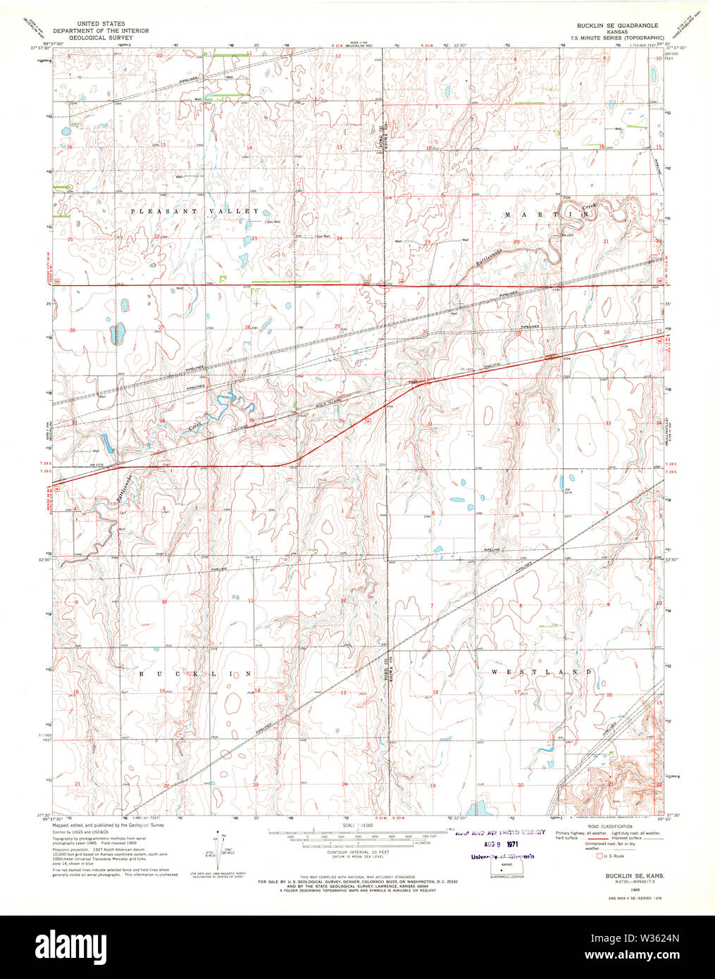 Bucklin kansas map Cut Out Stock Images & Pictures Alamy