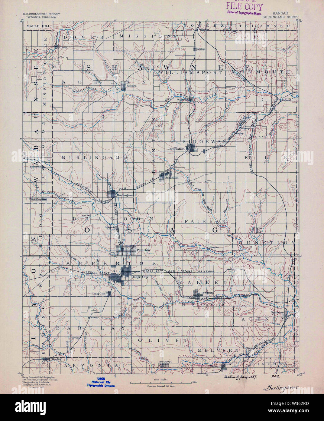 Map of burlingame hires stock photography and images Alamy