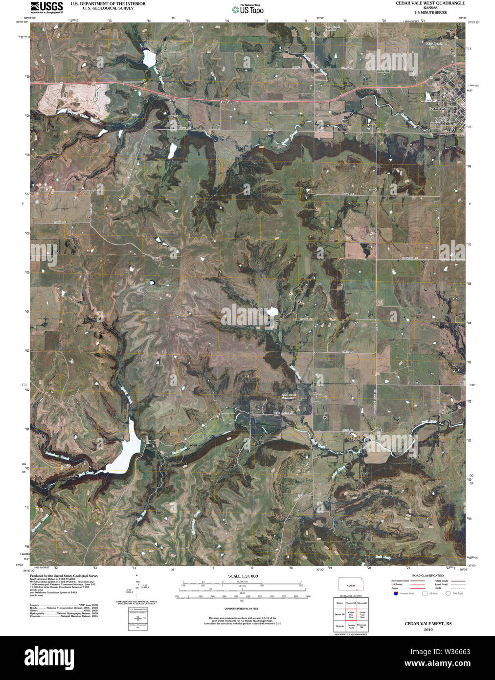 Map of cedar vale hires stock photography and images Alamy