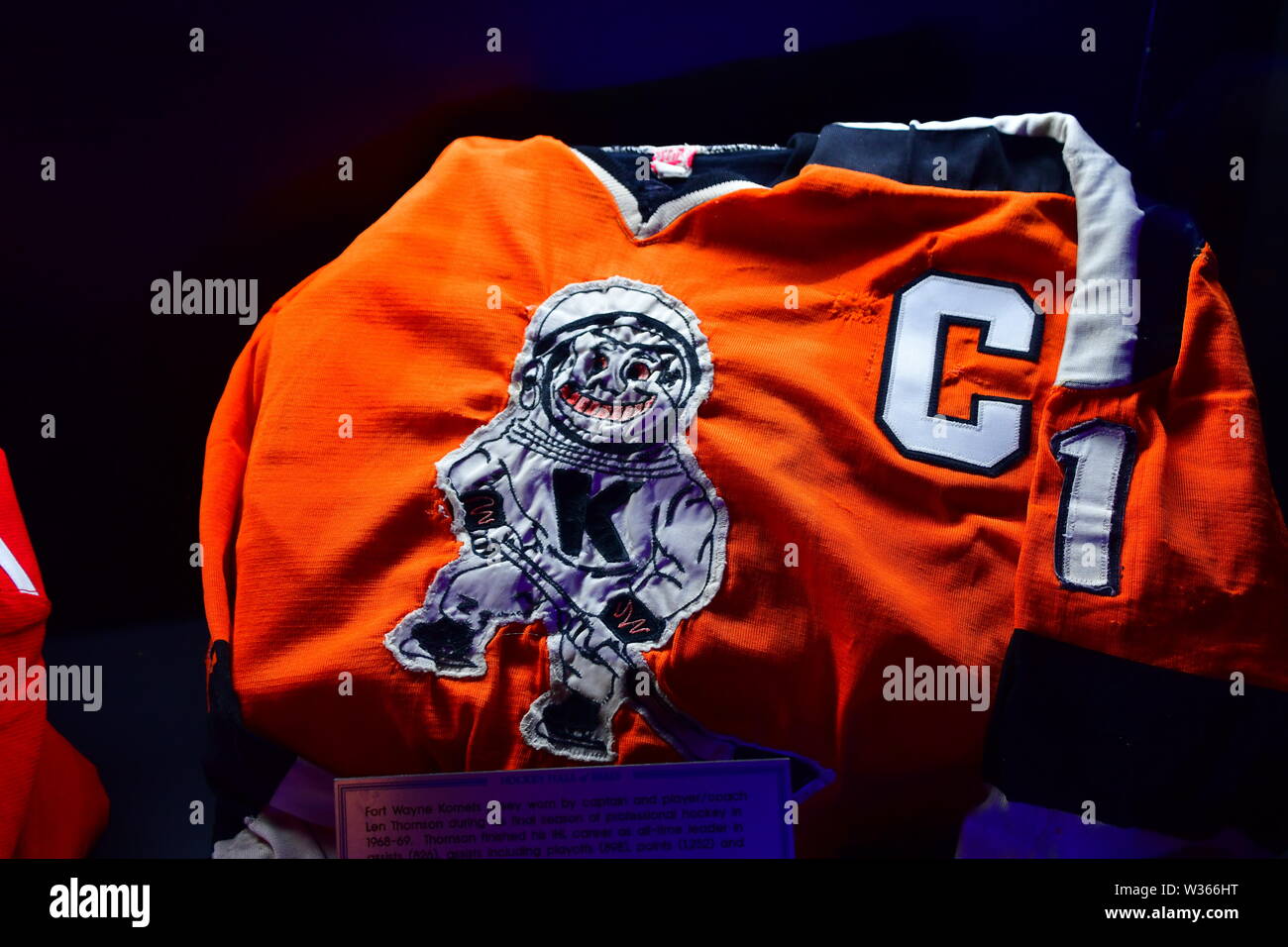 NHL hockey clothes & memorabilia for sale at the NHL store on Avenue of the  Americas in Midtown Manhattan, New York City Stock Photo - Alamy