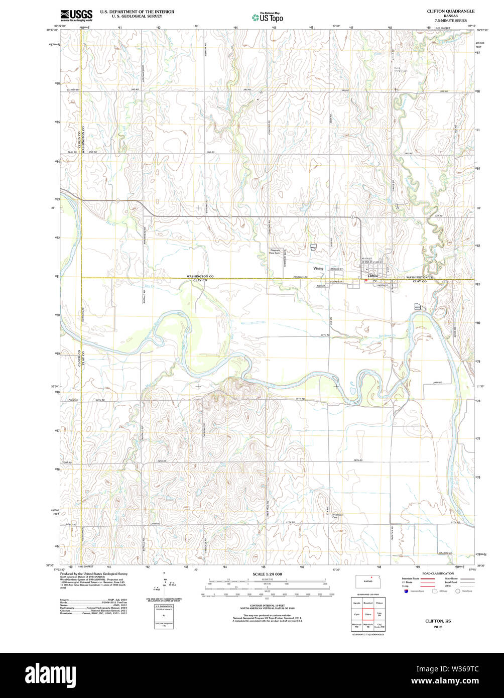 Map of clifton Cut Out Stock Images & Pictures Alamy