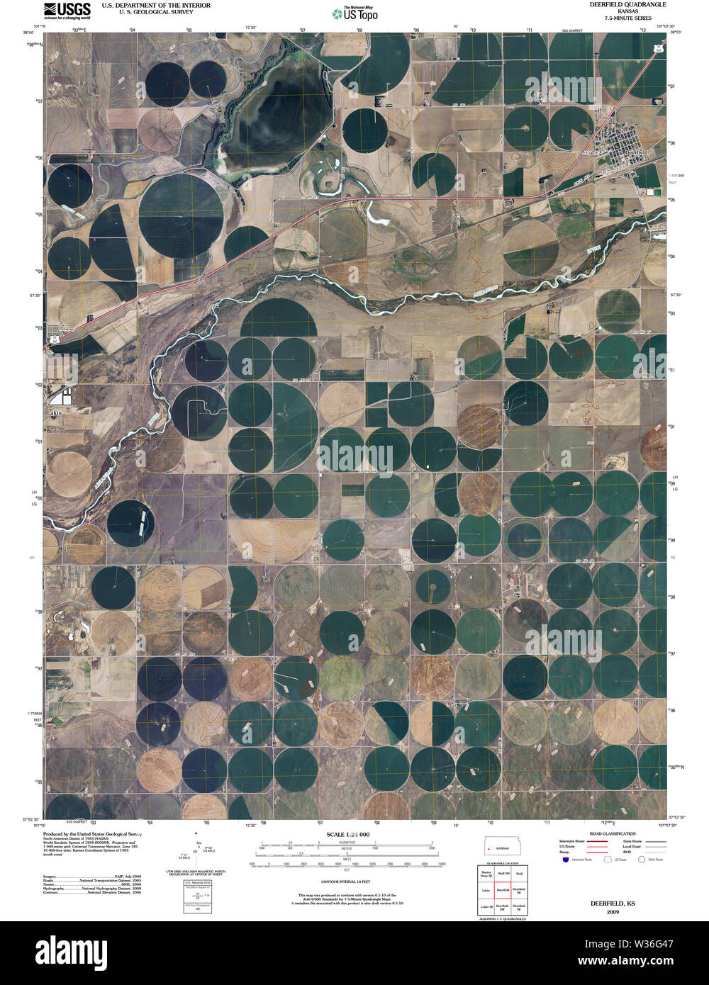 Map of deerfield hires stock photography and images Alamy