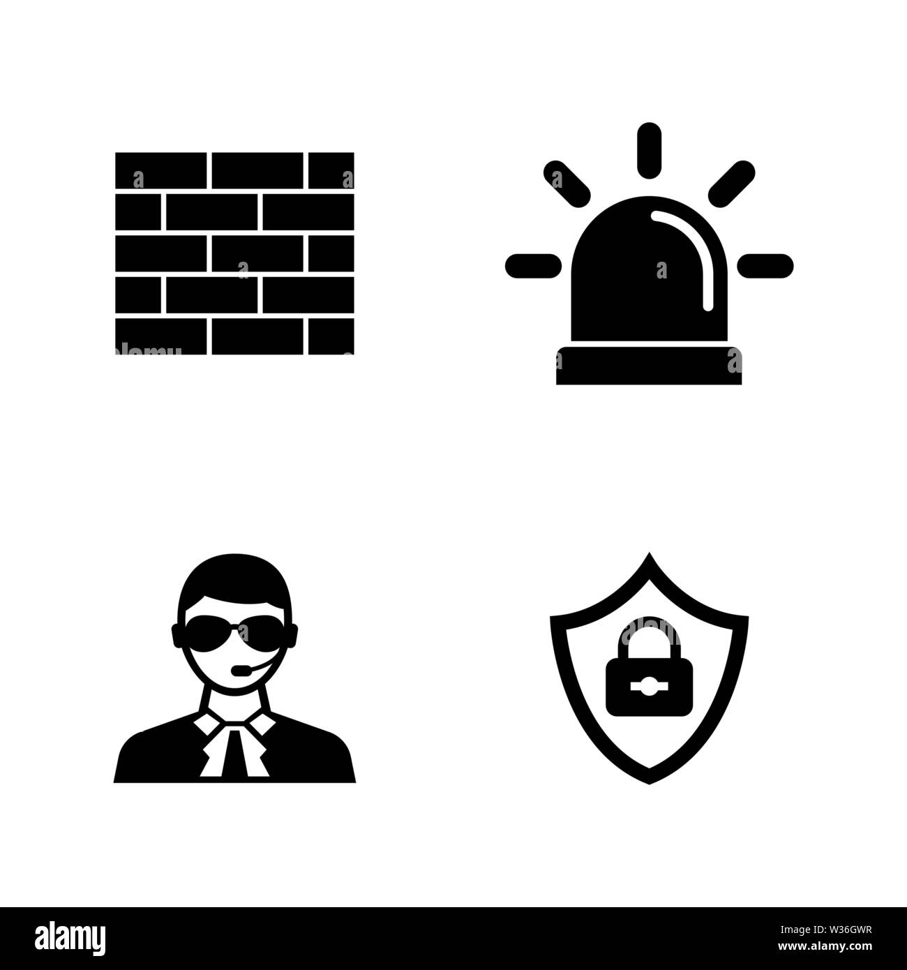 Police service badge wall Stock Vector Images - Alamy