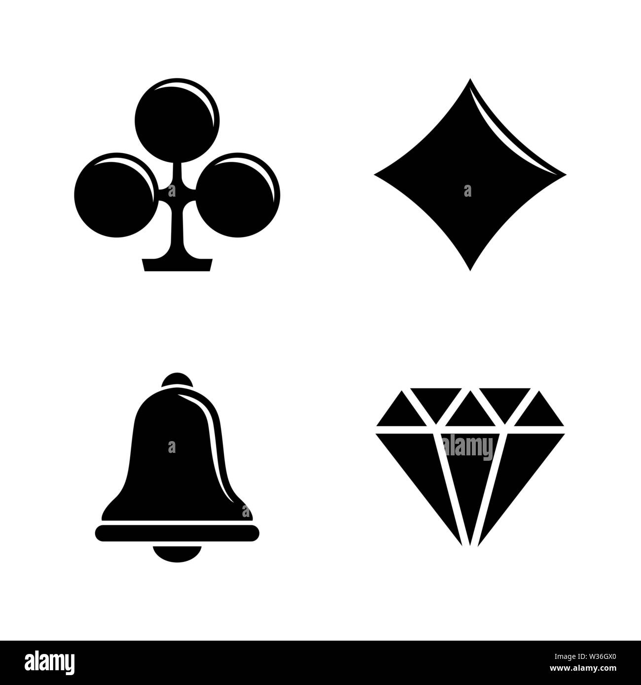 Slot Machine, Casino. Simple Related Vector Icons Set for Video, Mobile Apps, Web Sites, Print Projects and Your Design. Slot Machine, Casino icon Bla Stock Vector