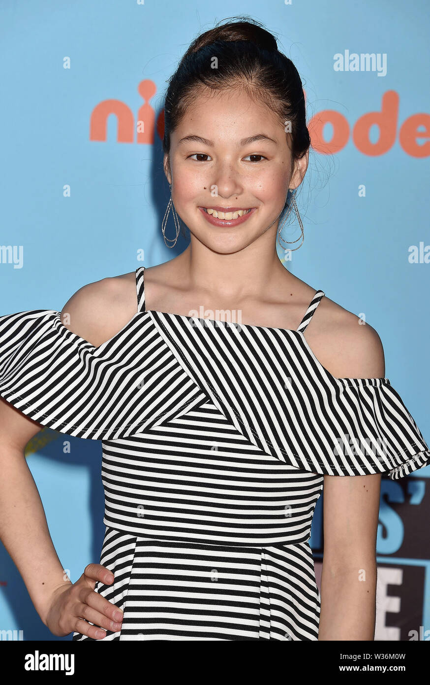 SANTA MONICA, CA - JULY 11: Alysa Liu attends Nickelodeon Kids' Choice