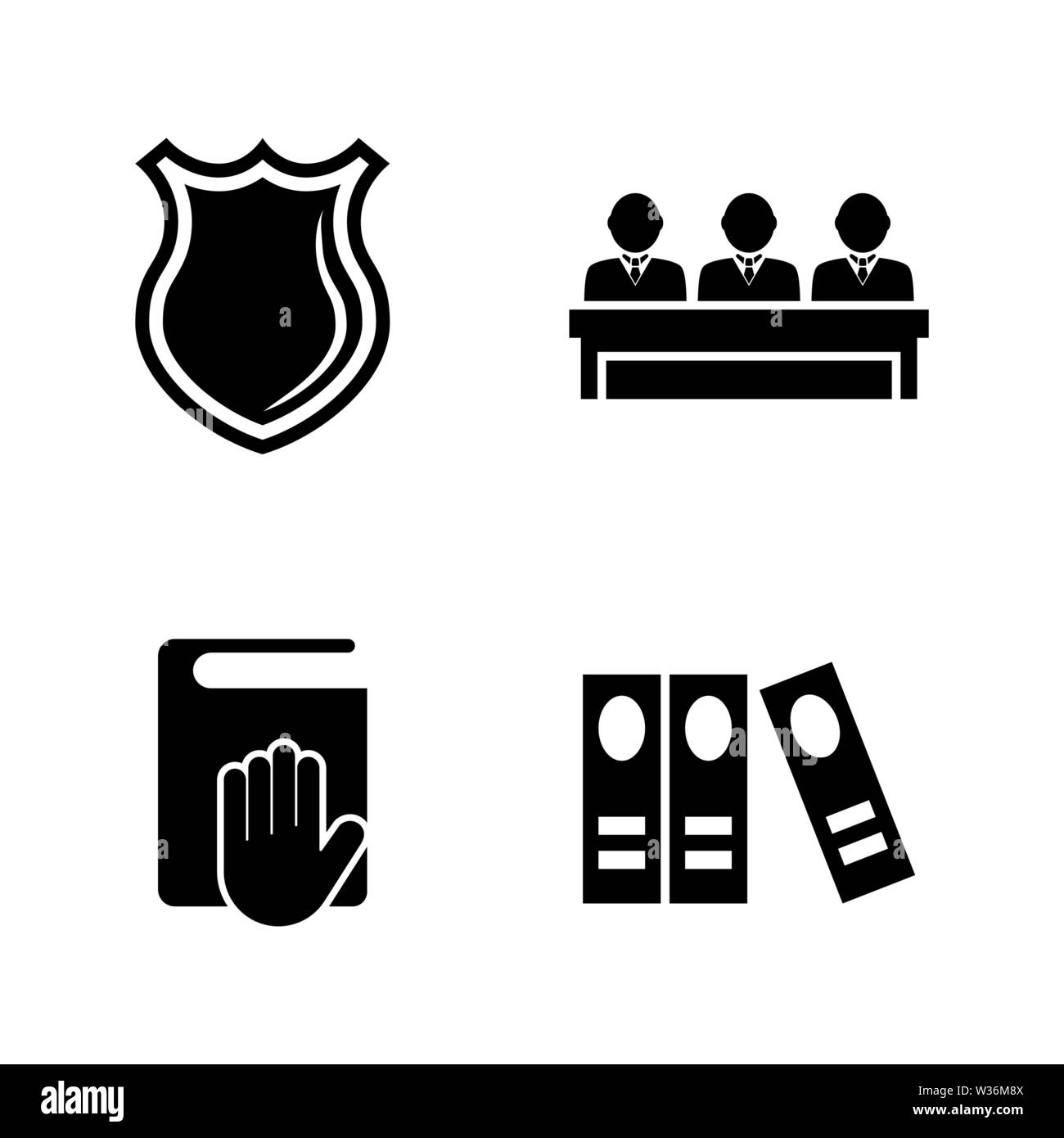 Law Justice Court Judge Simple Related Vector Icons Set For Video Mobile Apps Web Sites Print Projects And Your Design Law Justice Court Judge Stock Vector Image Art Alamy