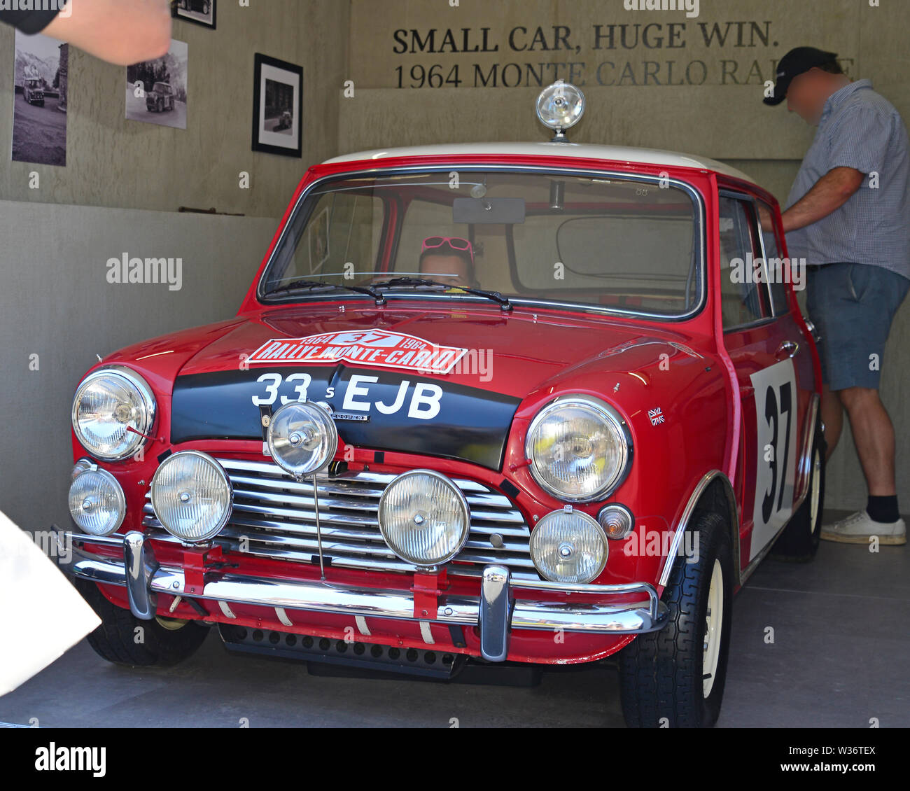 Mini Cooper S, Monte Carlo Rally 1964 winner,  Goodwood Festival of Speed, 2019, Festival of Speed, Speed Kings, Motorsport's Record Breakers, July 20 Stock Photo