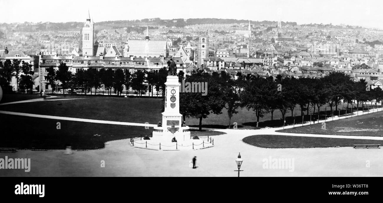 Plymouth from Smeaton Tower Stock Photo Alamy