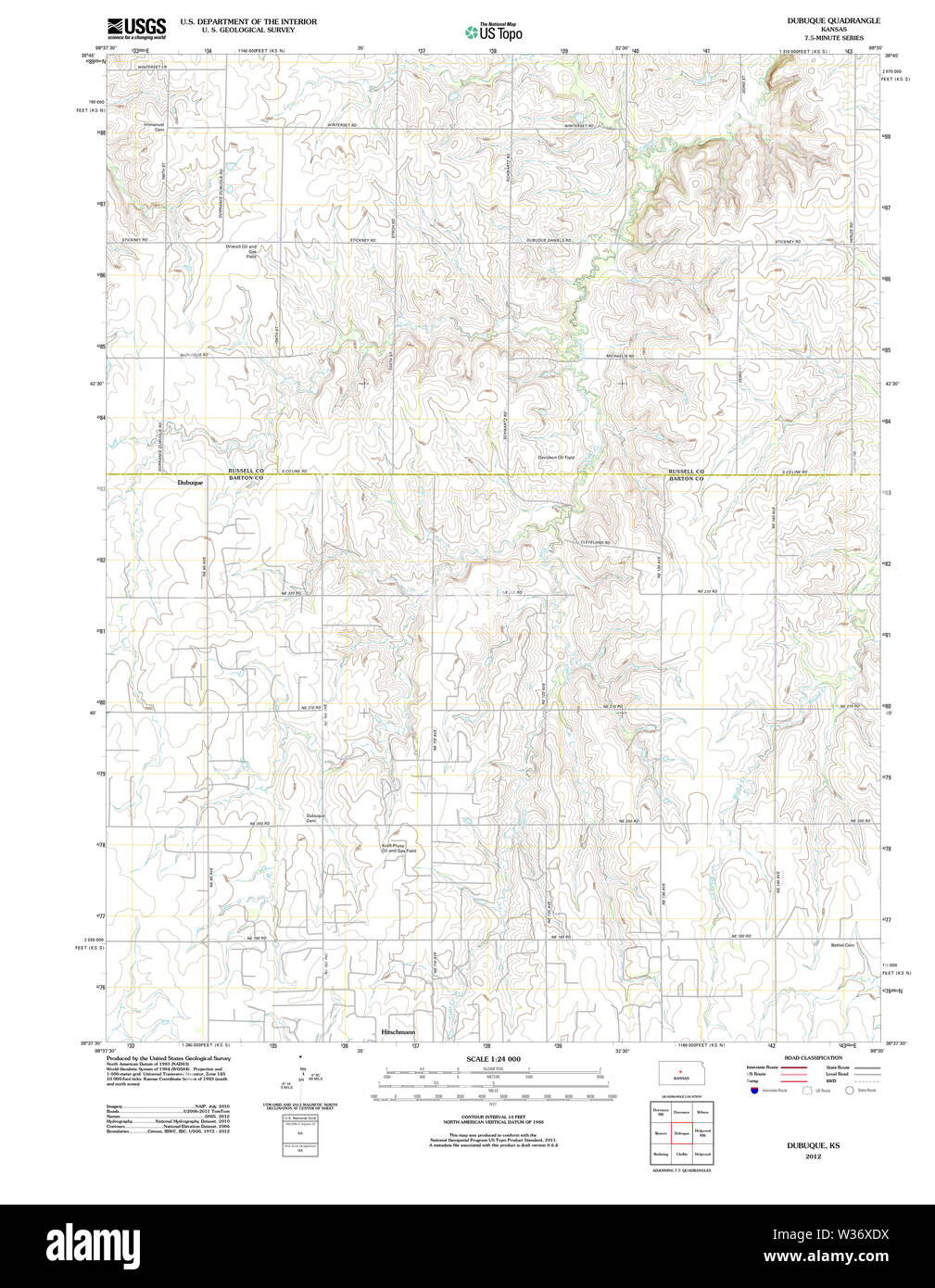 Map of dubuque hi-res stock photography and images - Alamy