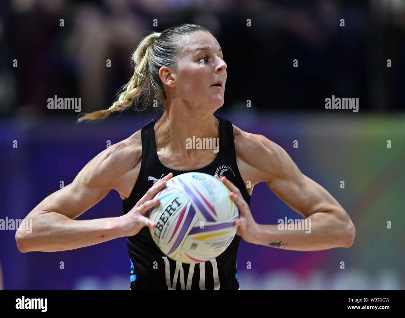 Liverpool, UK. 13th July, 2019. Katrina Rore (New Zealand) during the ...