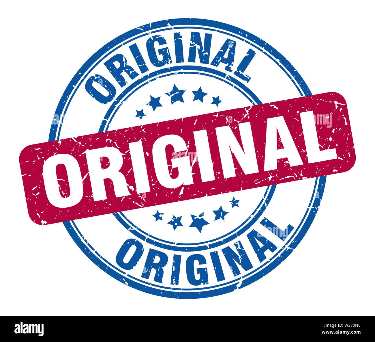 Original stamp original round grunge sign original stock vector image