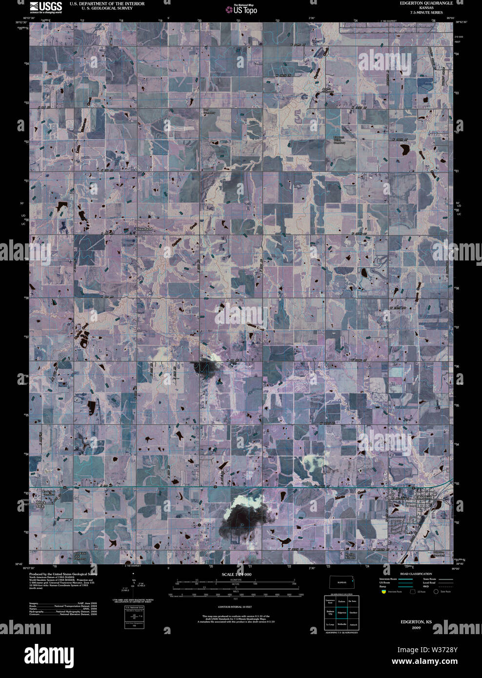 Map of edgerton hires stock photography and images Alamy