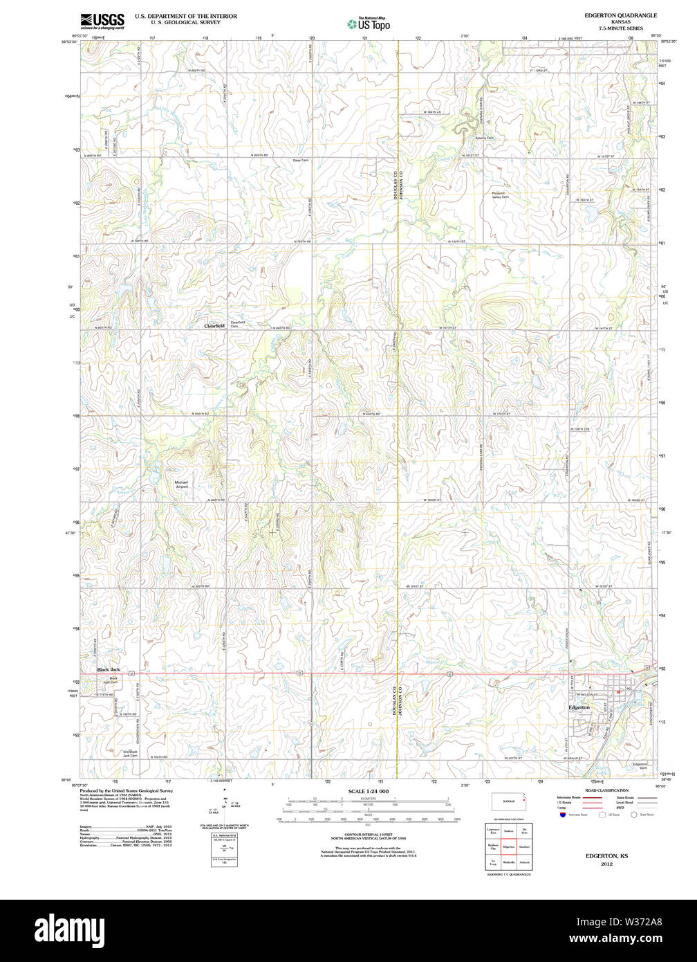 Map of edgerton hires stock photography and images Alamy