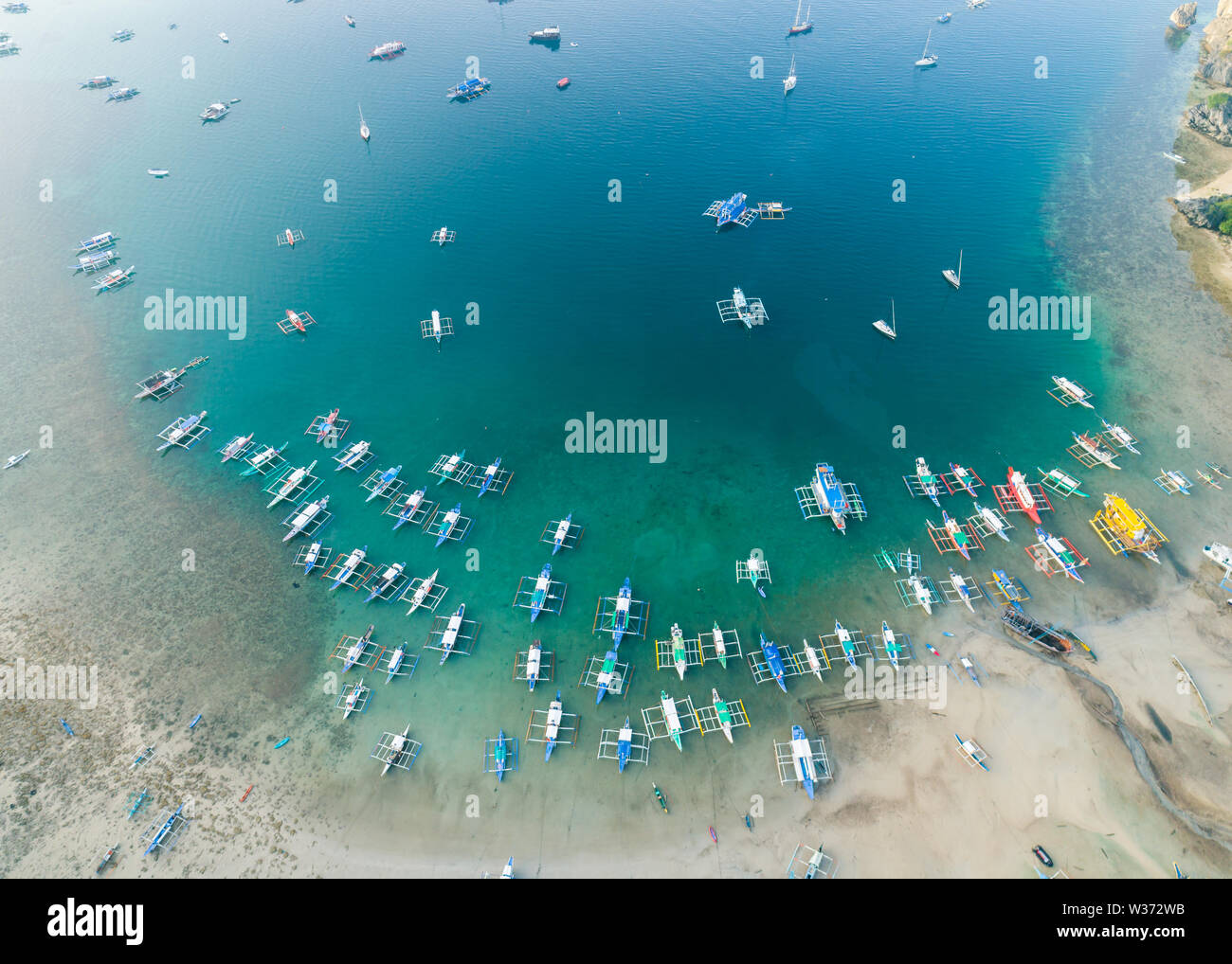 Aerial of tropical sunrise hi-res stock photography and images - Alamy