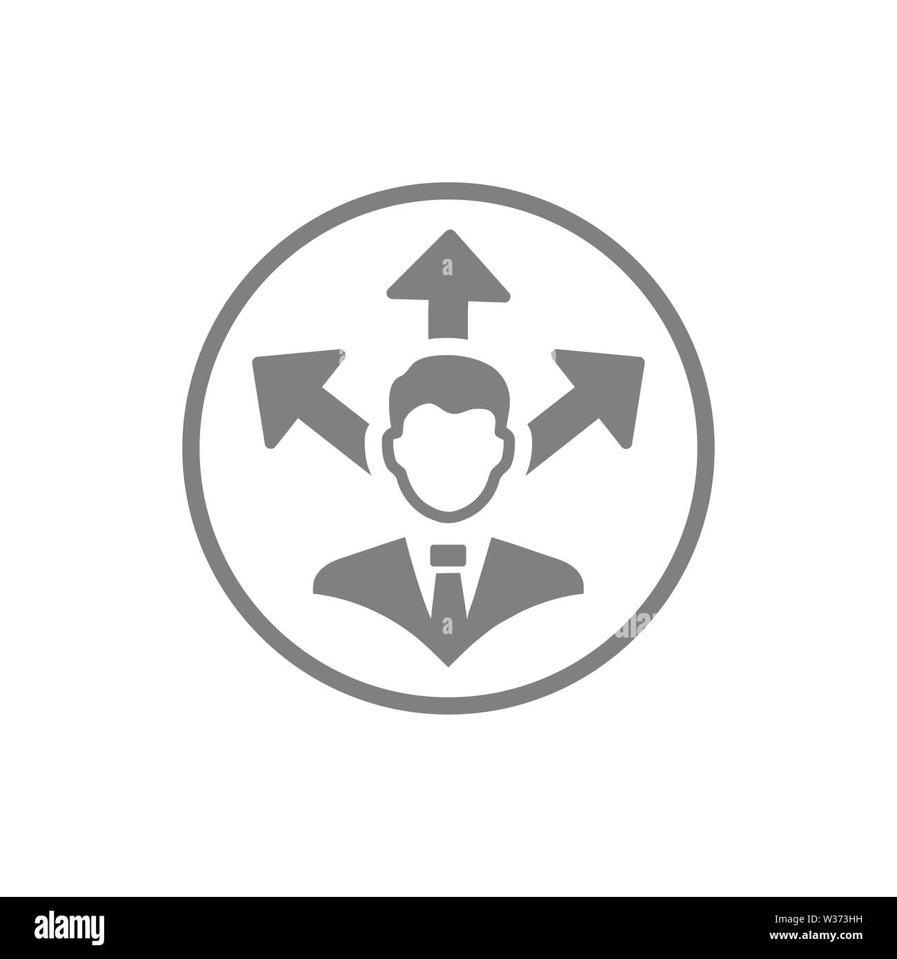 Business decision, business plan, decision making, management, plan, planning, strategy icon Stock Photo