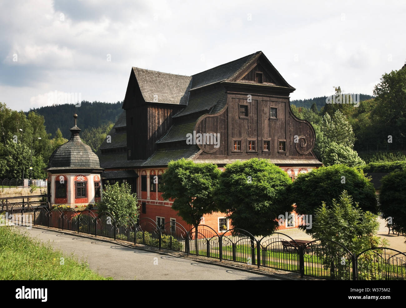 Museum of Papermaking Papiernia in DusznikiZdroj. Poland Stock Photo