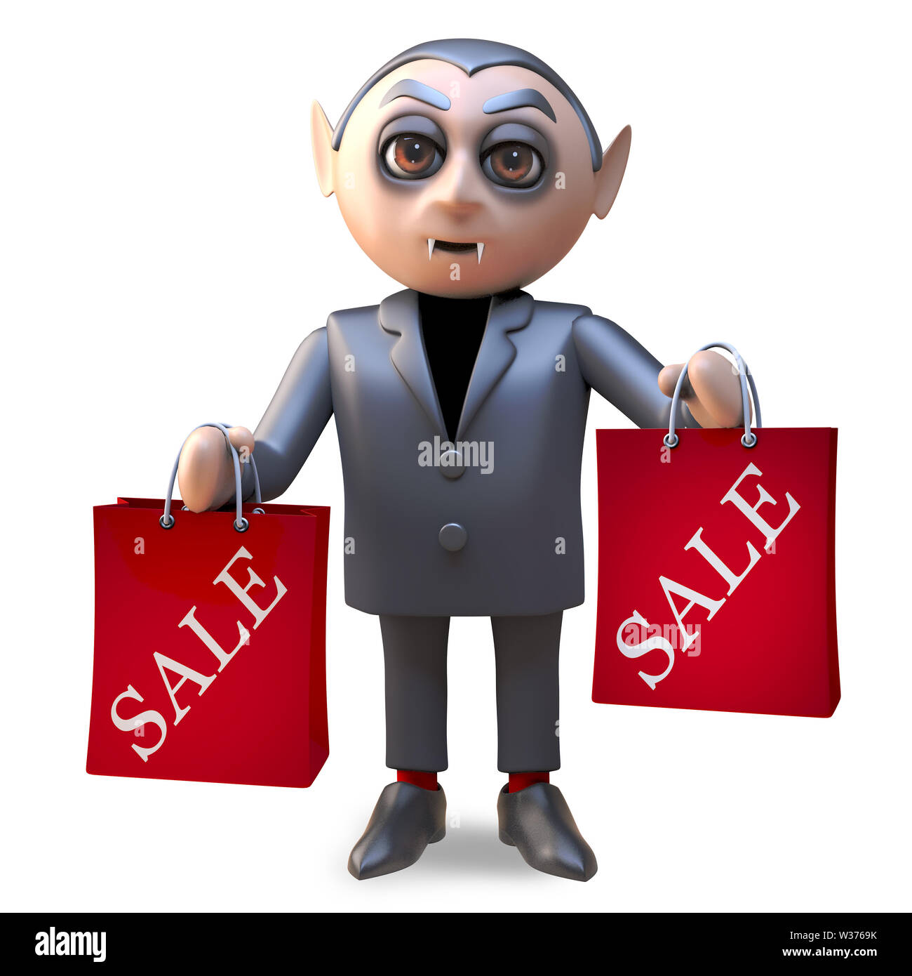 Funny cartoon vampire dracula character in 3d holding a movie makers film  slate,3d illustration render Stock Photo - Alamy