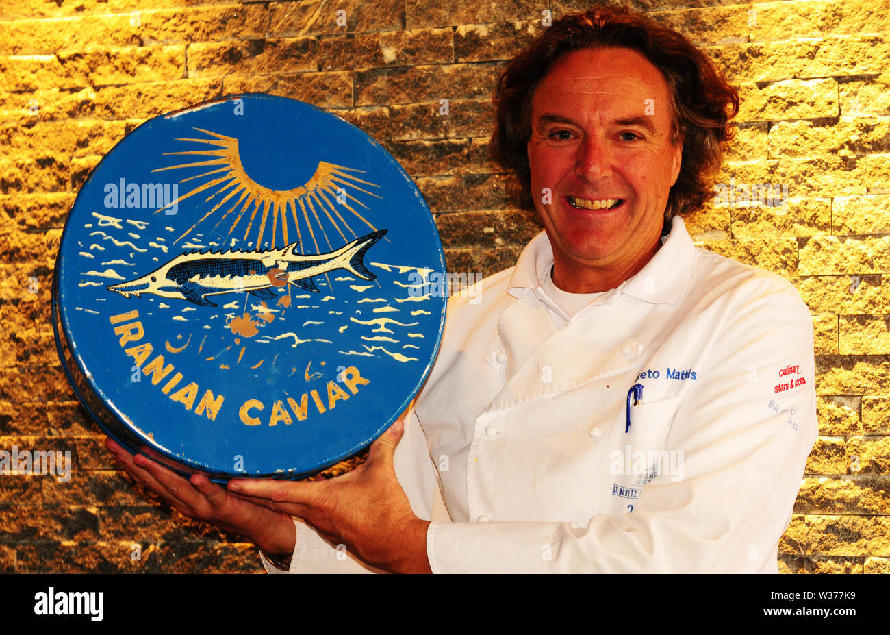 Swiss Alps Star cook Reto Mathis from Côrviglia restaurant above St