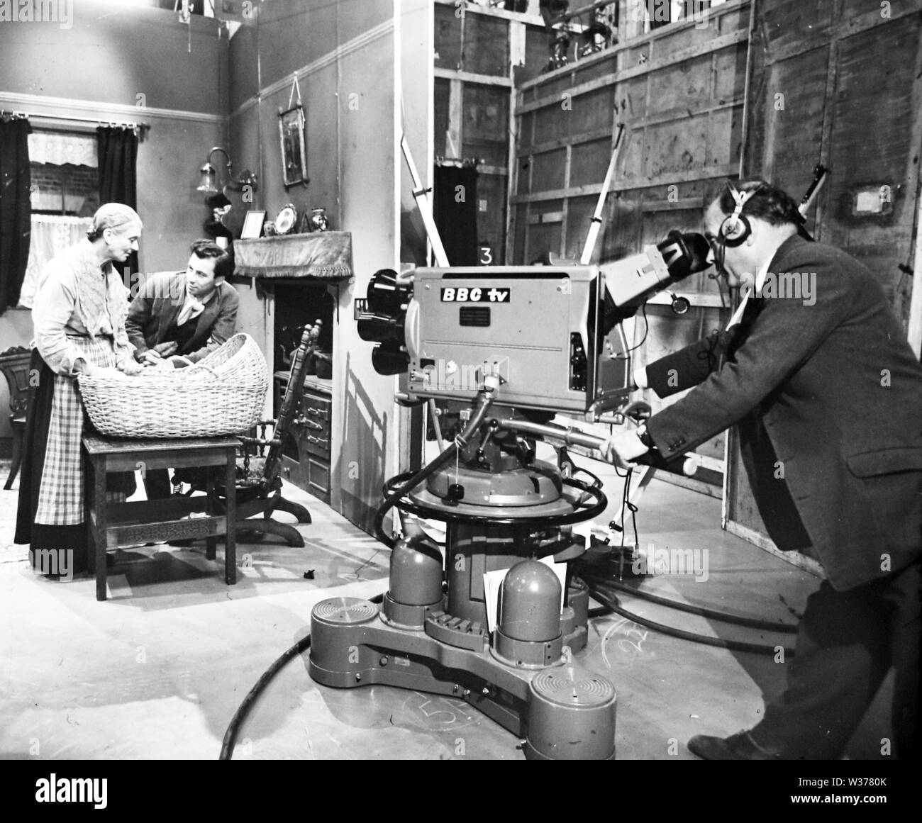 BBC Television Studio, probably Television Centre, Shepherds Bush, London, early 1960s Stock Photo