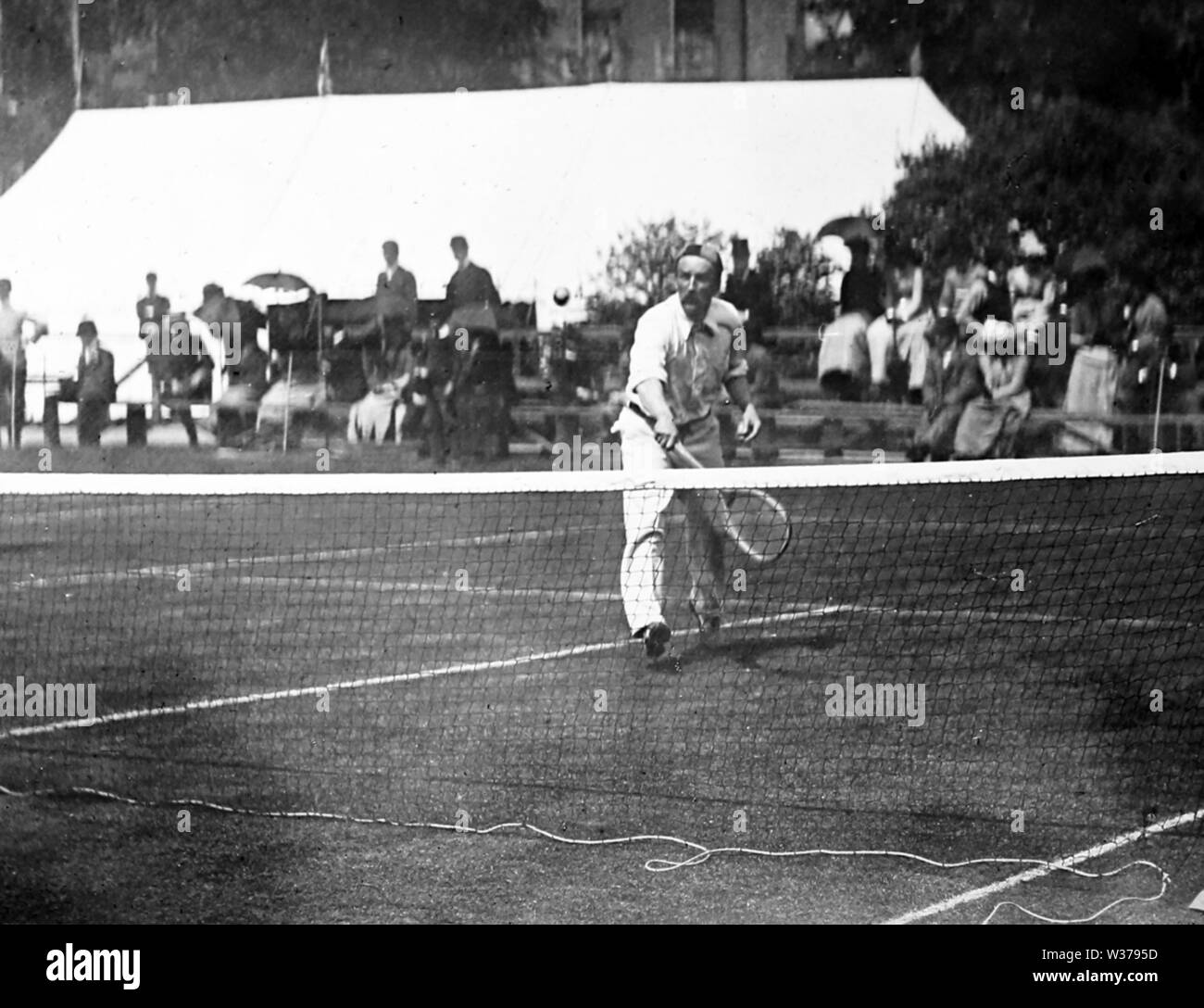 Mr. Brown, Lawn Tennis match Stock Photo Alamy