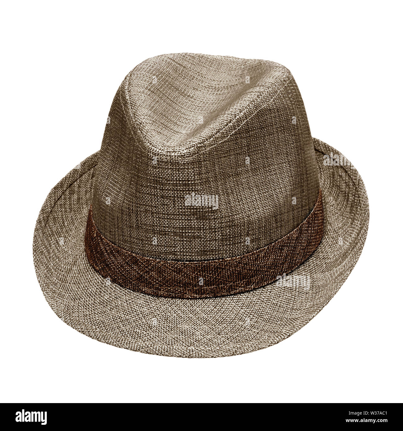 men's felt hat isolated on white background Stock Photo - Alamy