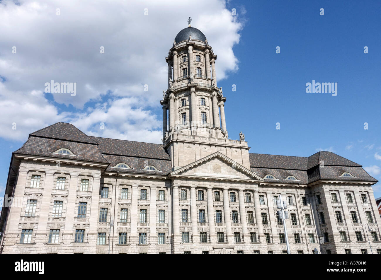 Germany Berlin Old City Hall, Altes Stadthaus Stock Photo