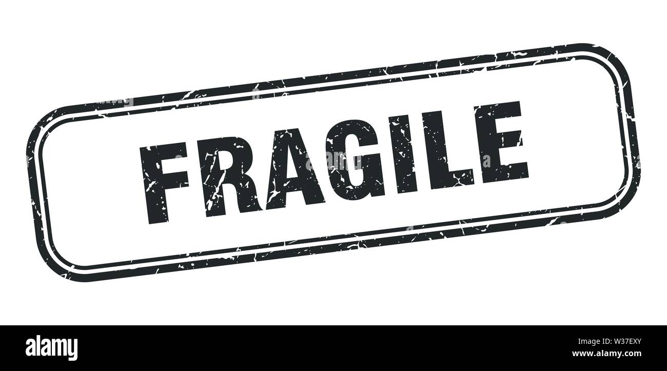 fragile stamp. fragile square grunge sign. fragile Stock Vector Image
