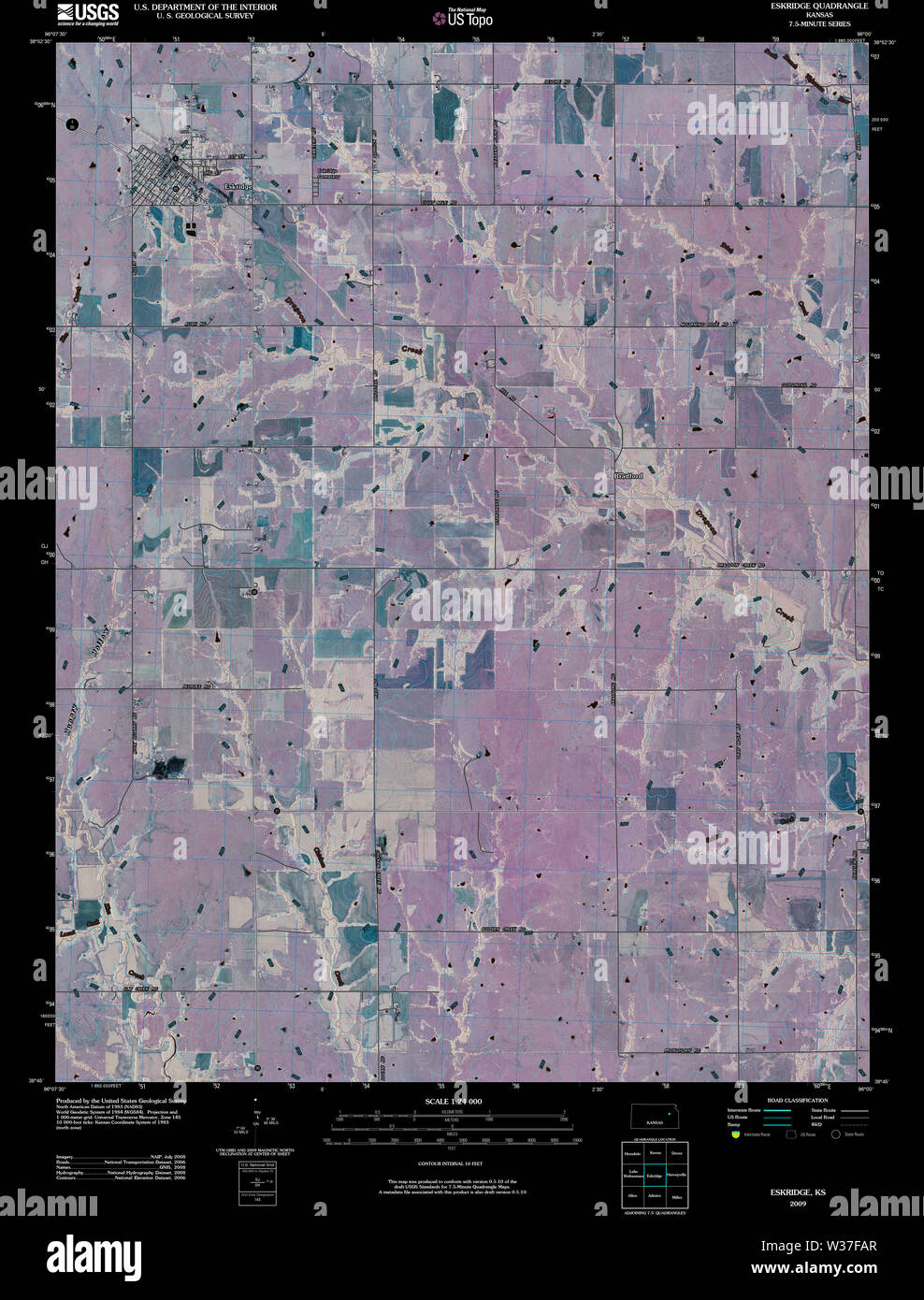 Map of eskridge hires stock photography and images Alamy