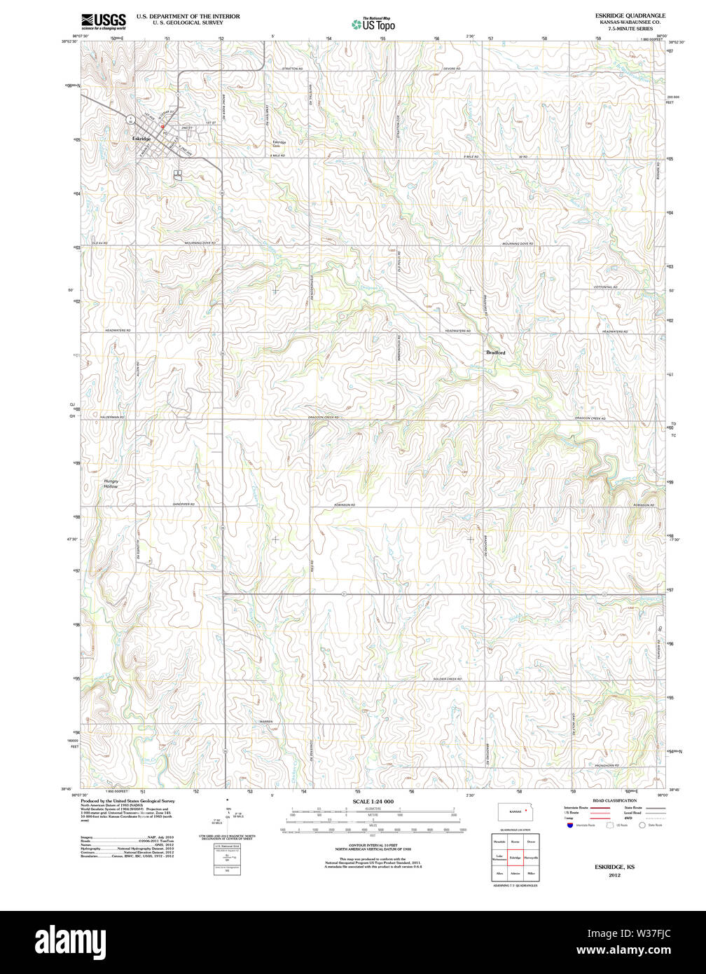 Map of eskridge hires stock photography and images Alamy