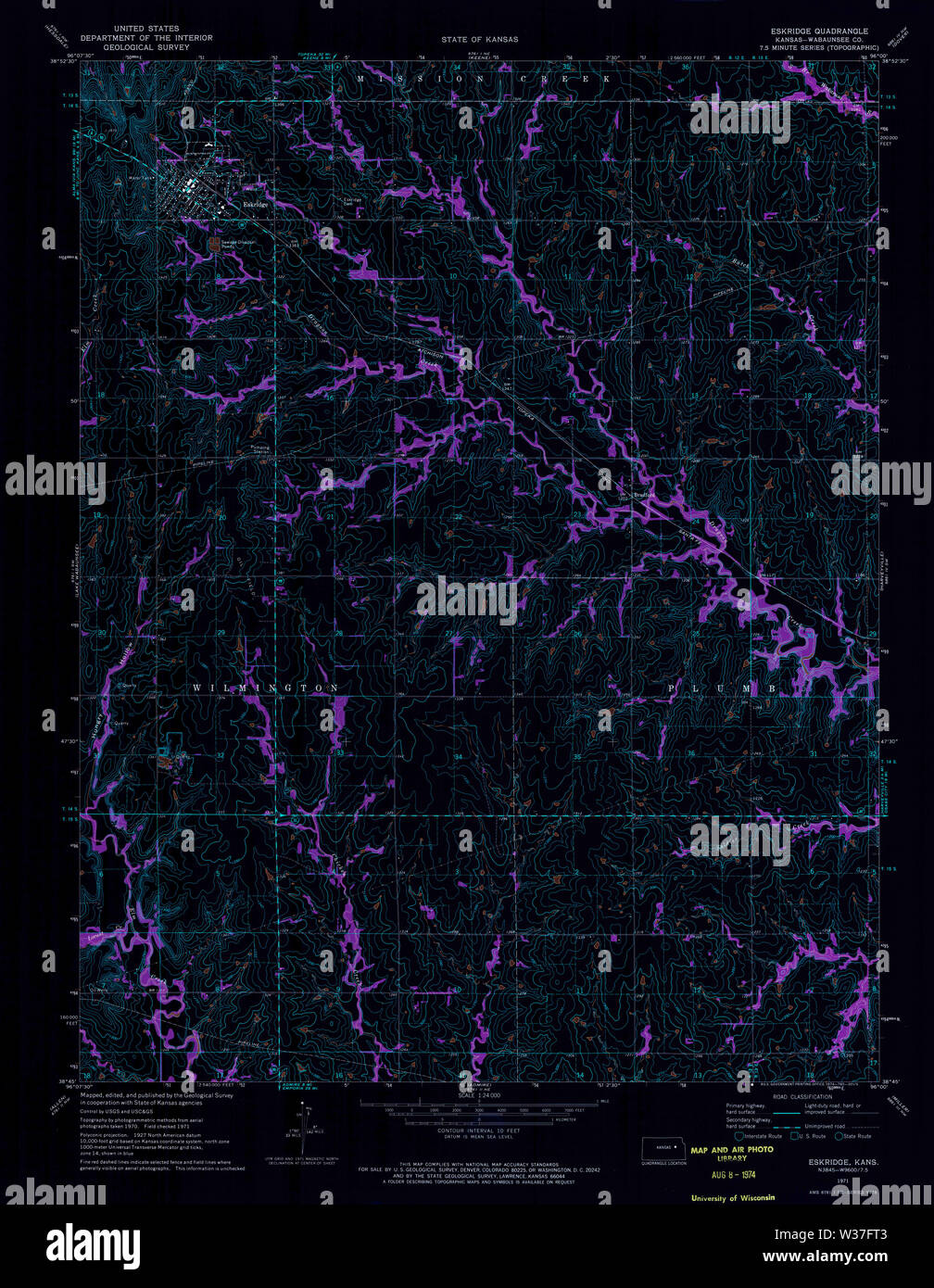 Map of eskridge hires stock photography and images Alamy