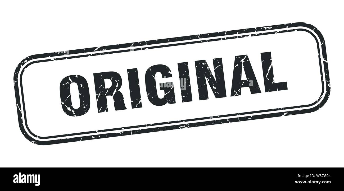 original stamp. original square grunge sign. original Stock Vector ...