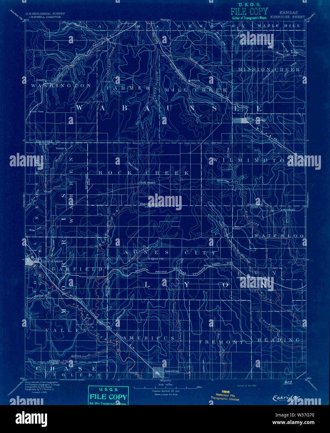 Map of eskridge hires stock photography and images Alamy