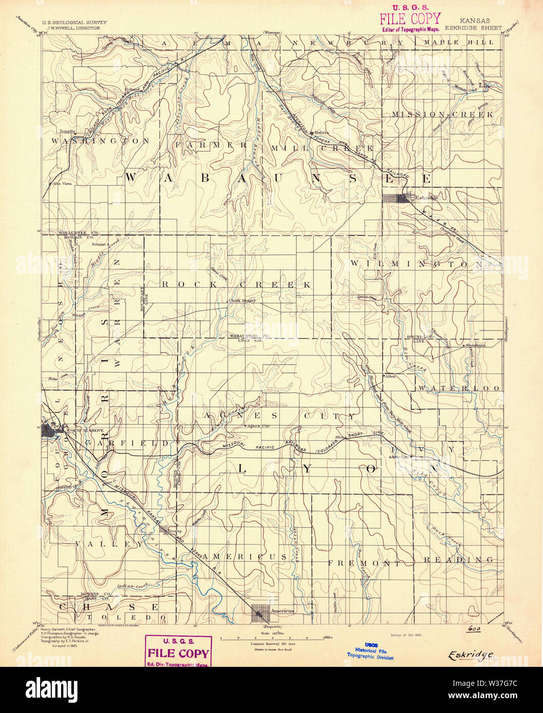Map of eskridge hires stock photography and images Alamy