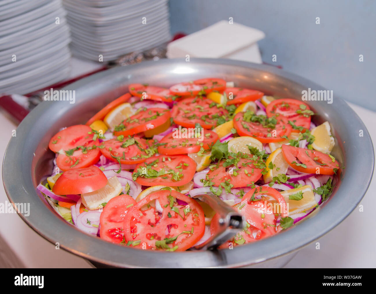 Picture of some colorful Indian vegetable salad Stock Photo - Alamy