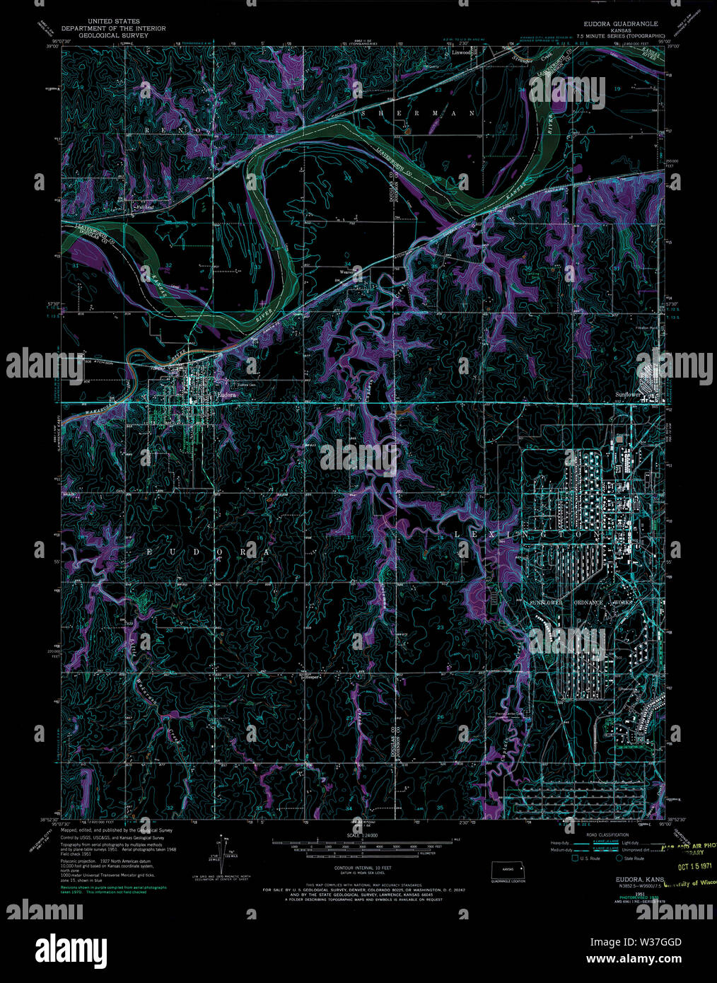 Map of eudora hires stock photography and images Alamy