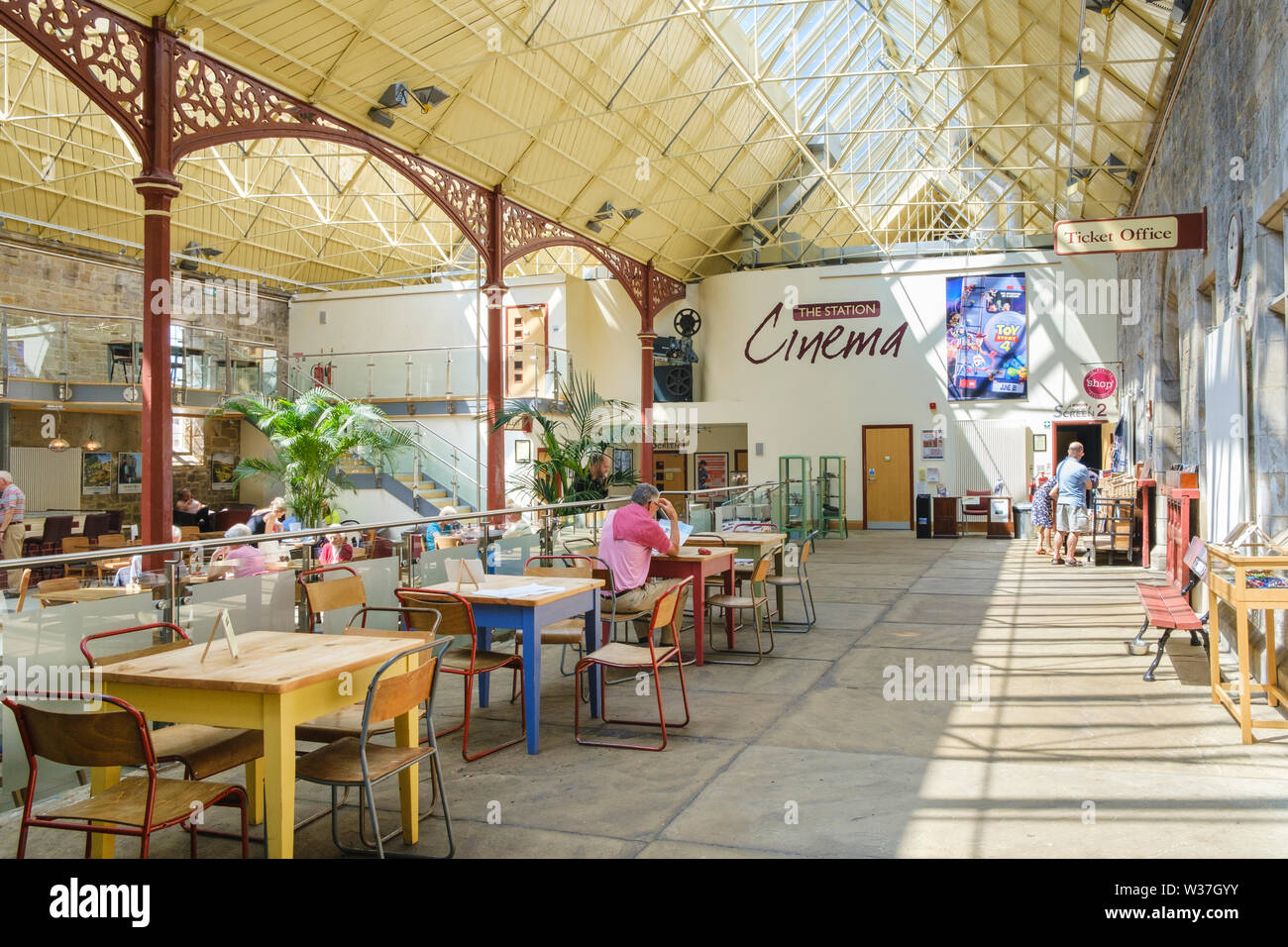 Richmond the station north yorkshire hires stock photography and