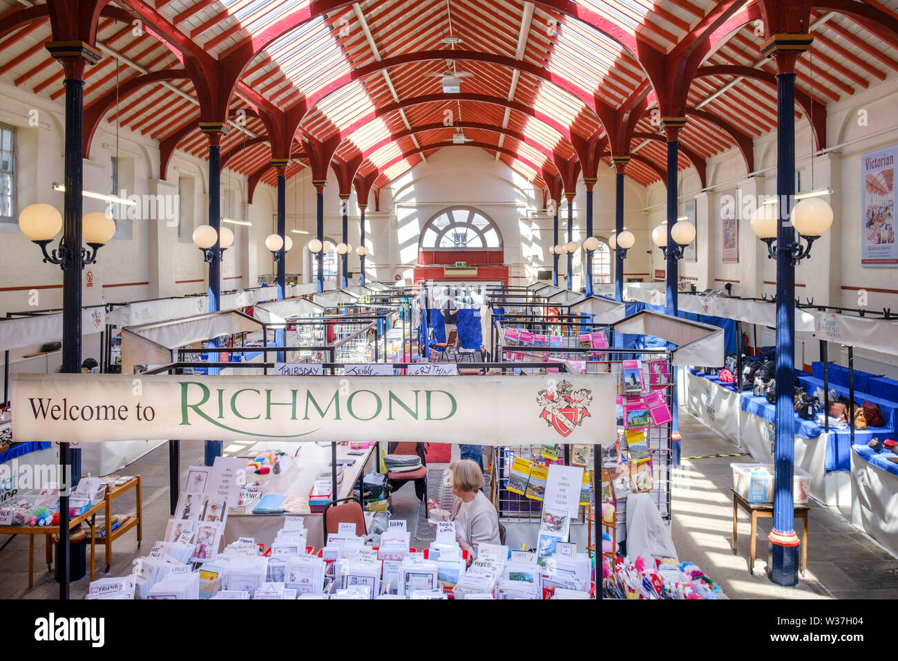 Richmond Indoor Market Stock Photo