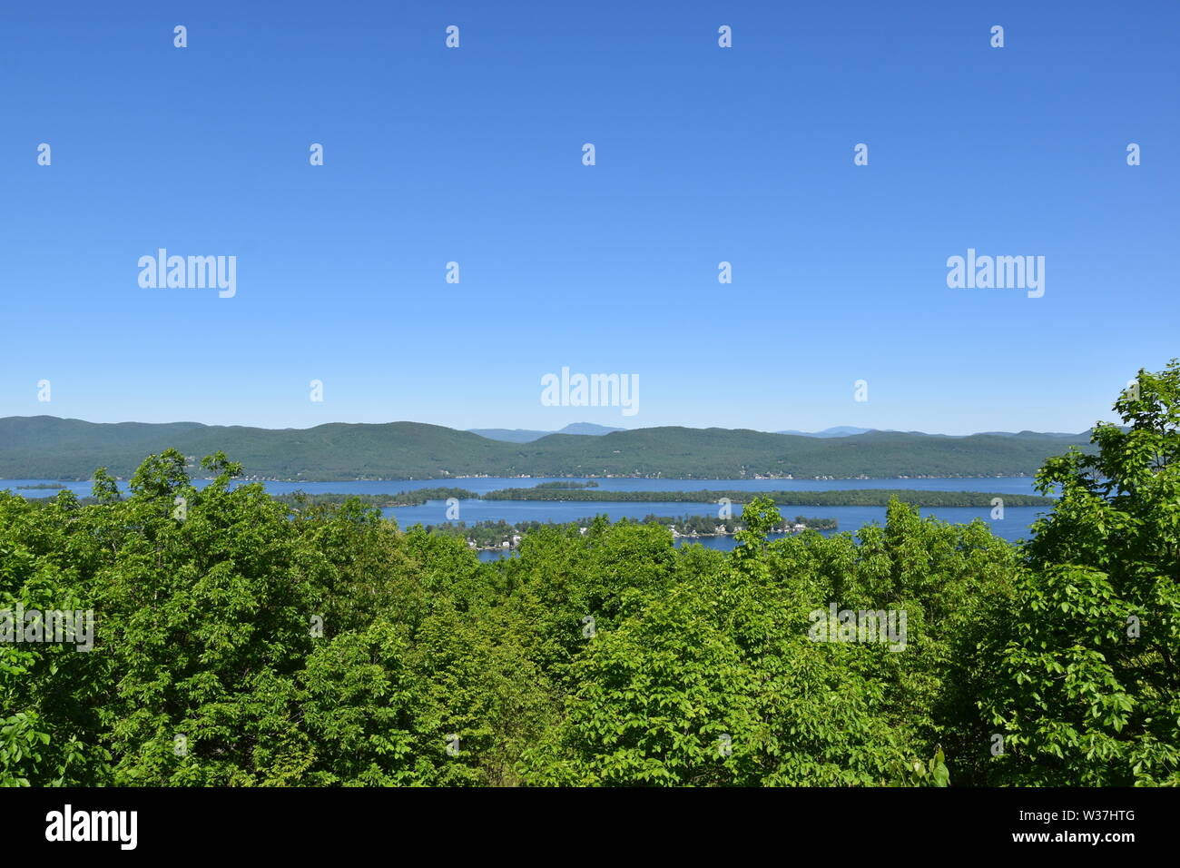 A view of Lake New York in the Adirondack Park, Upstate, New York, USA Stock Photo Alamy