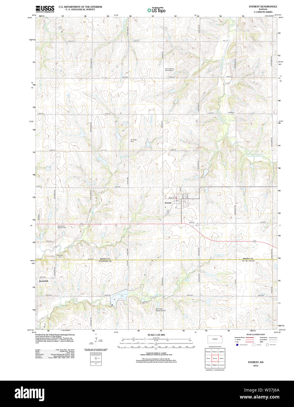 Everest map Cut Out Stock Images & Pictures Alamy