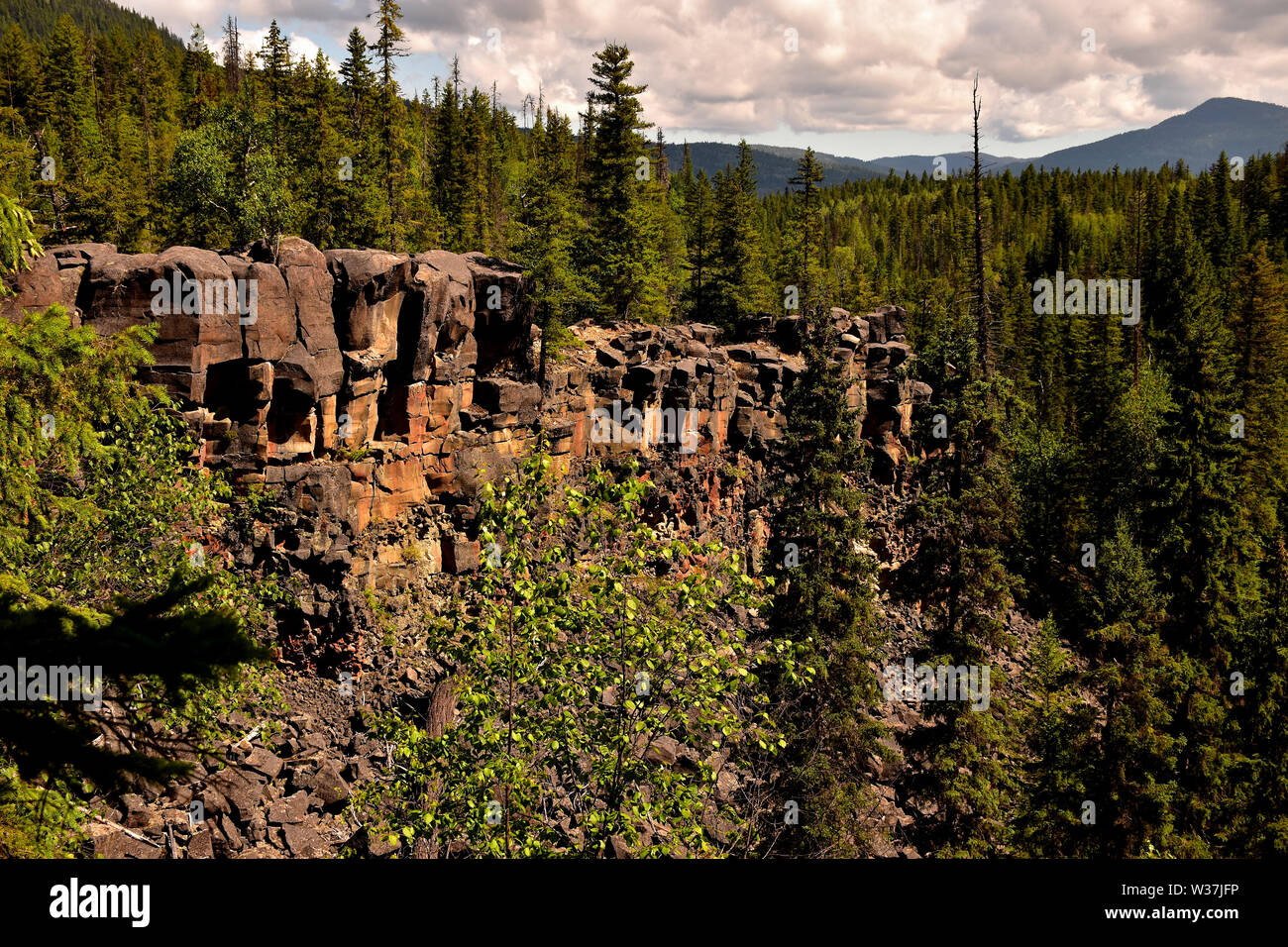 Trip to Mahood Lake Falls and Canim Lake Falls in Wells Gray Park in the southern interior of