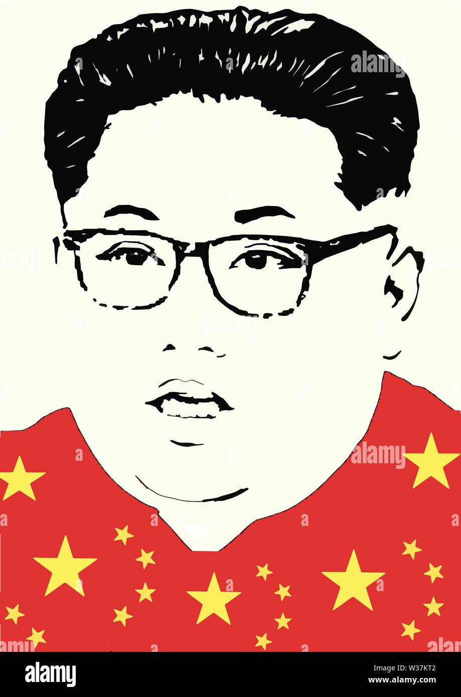 kim jong un Illustration Vector Kim Jong un Stock Vector Image Art