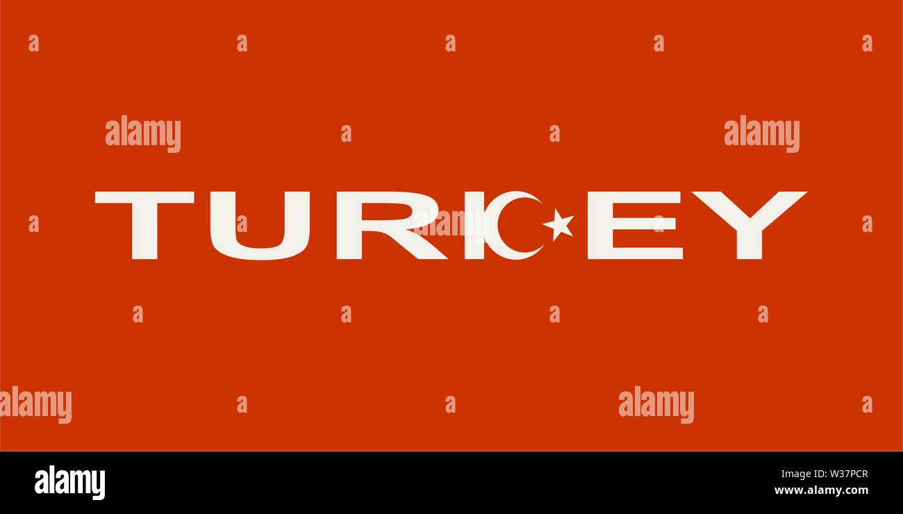 Turkey country name Stock Vector Image & Art Alamy