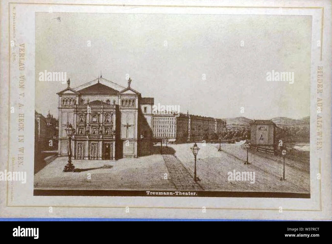 Theater am Franz-Josefs-Kai Stock Photo
