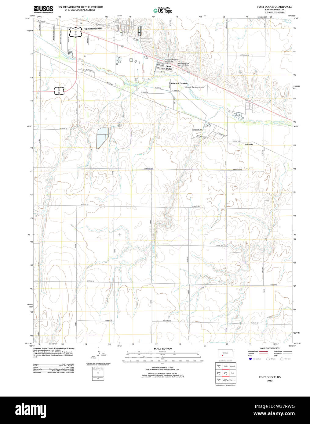 Map of fort dodge hires stock photography and images Alamy