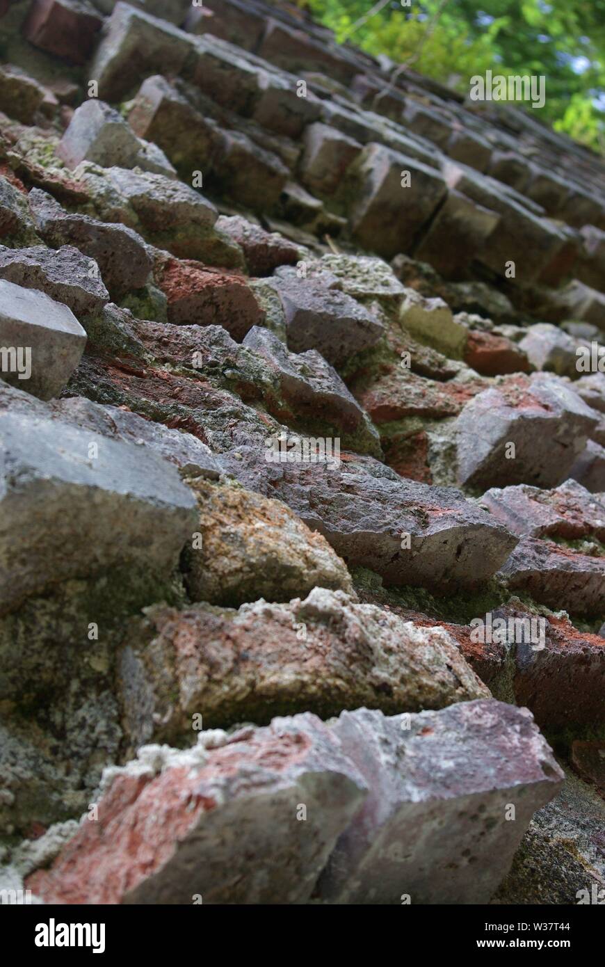 Old indian brick wall hi-res stock photography and images - Alamy