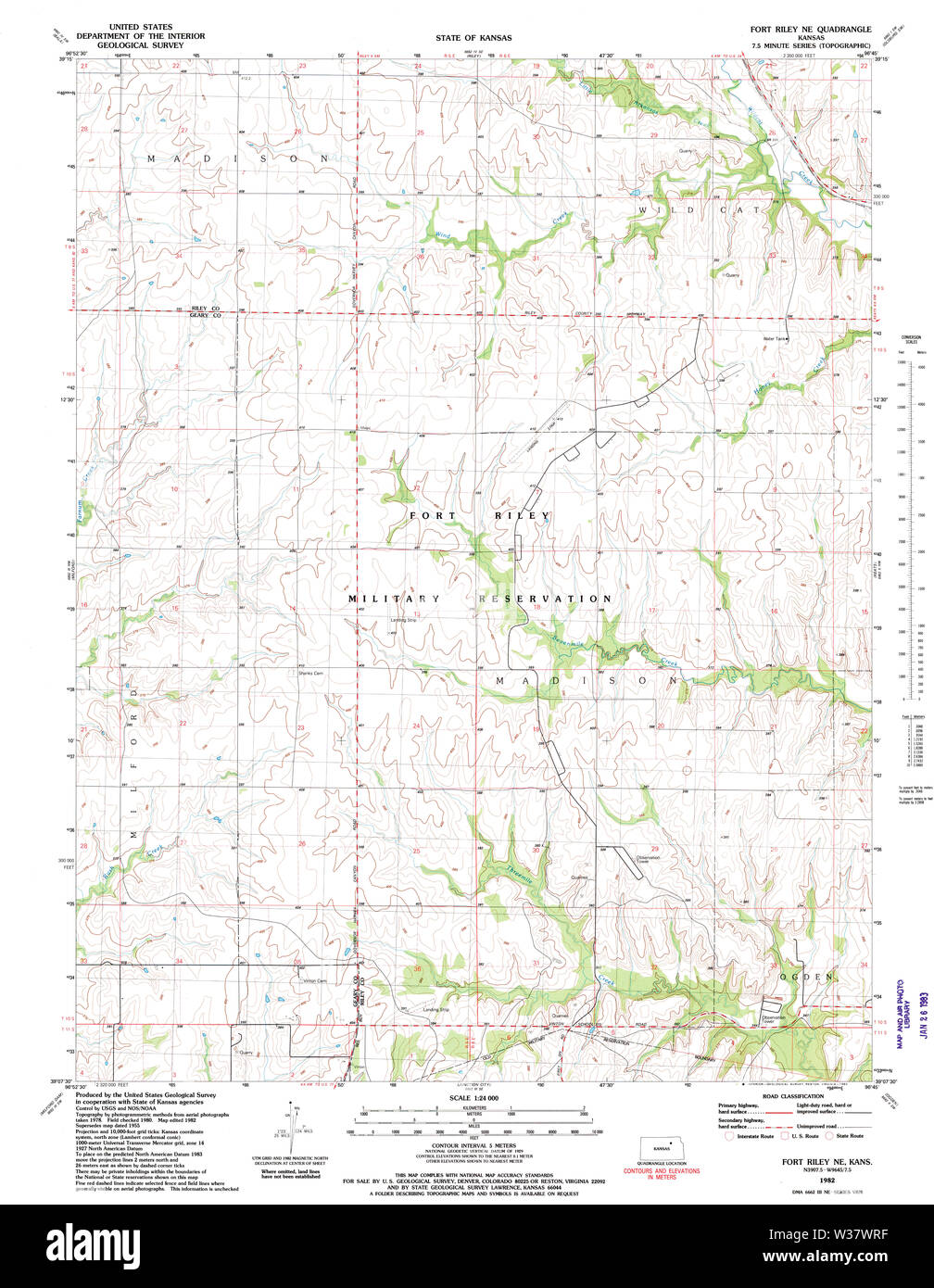 Fort riley map Cut Out Stock Images & Pictures Alamy