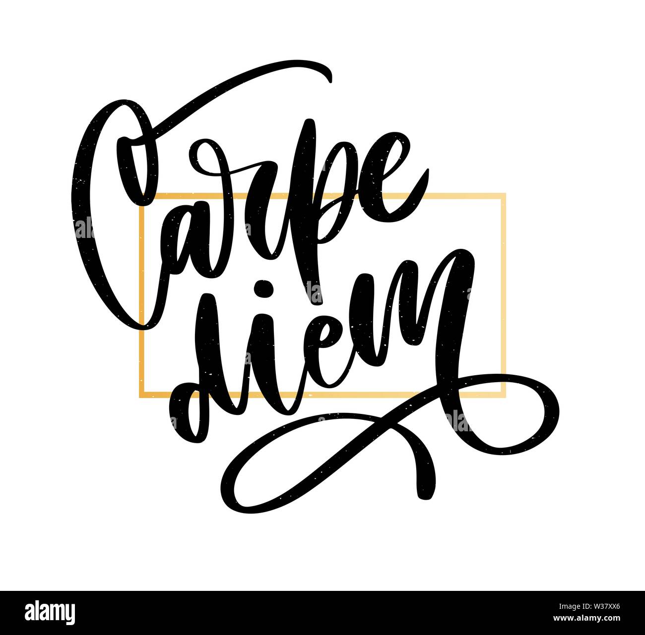 Carpe diem tattoo Cut Out Stock Images & Pictures - Alamy